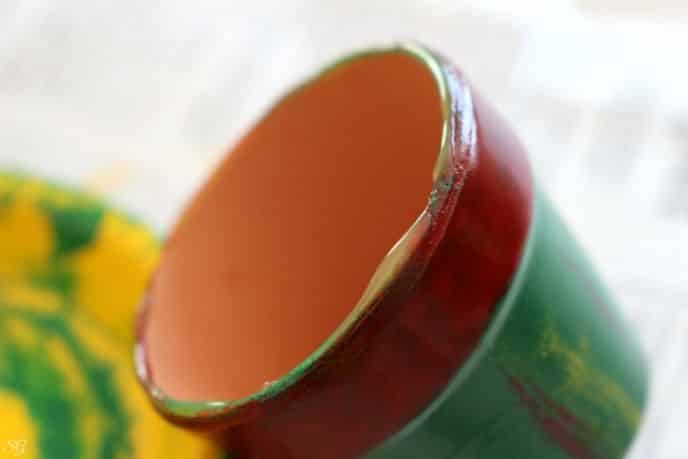 Gluing Terra Cotta Pot to Make Clay Pot Sombrero