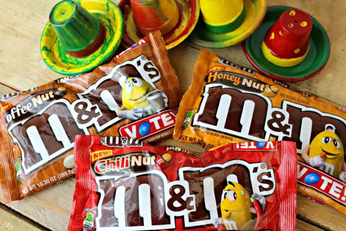 M&M's Chili Nut, Honey Nut and Coffee Nut Candy