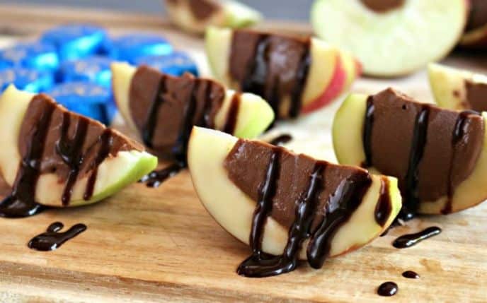Chocolate Apples Chocolate Filled Apples Dessert Recipe