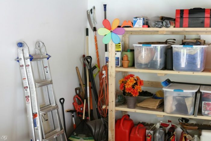My Unorganized Garage Corner