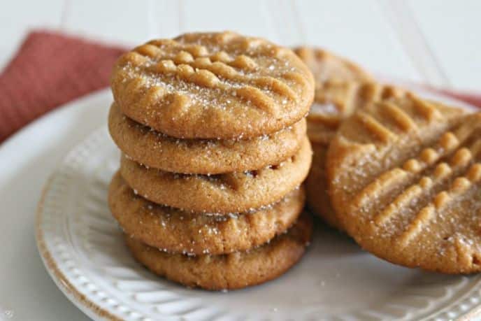 3 Ingredient Peanut Butter Cookie, Easy 4 Ingredient Peanut Butter Cookies Recipe