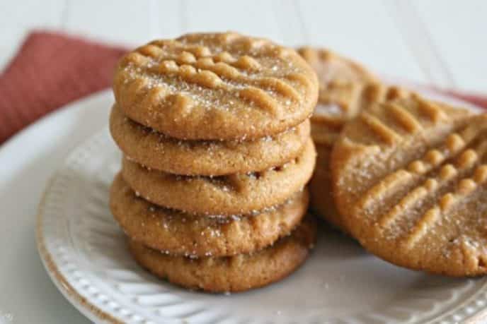 3 ingredient peanut butter cookies recipe