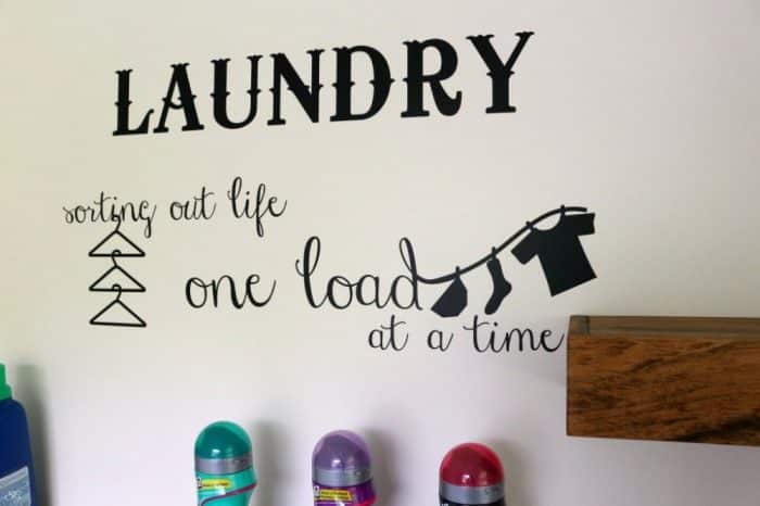 Laundry room sign: Laundry, Sorting Life Out One Load At A Time