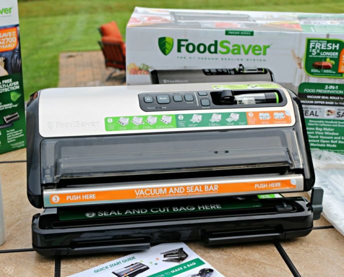 Smoked Cheese On A Grill - An Easy How To Tutorial!, Foodsaver FM5200 vacuum sealer.