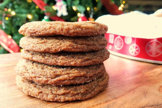 Ginger molasses cookie recipe for the holidays.