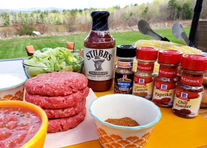 BBQ Taco Burgers - Taco Night Just Got A Whole Lot Better!, Ingredients you need to make tasty taco Tuesday burgers!