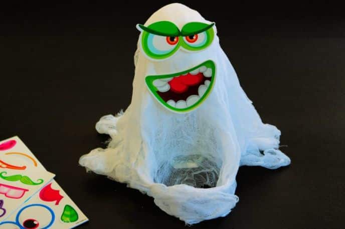 Cheesecloth Ghosts Halloween DIY Tutorial, Silly Cheesecloth Ghost DIY tutorial