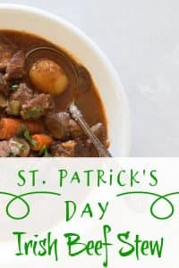 St. Patrick's Day Dinner Recipe - irish beef stew slow cooker