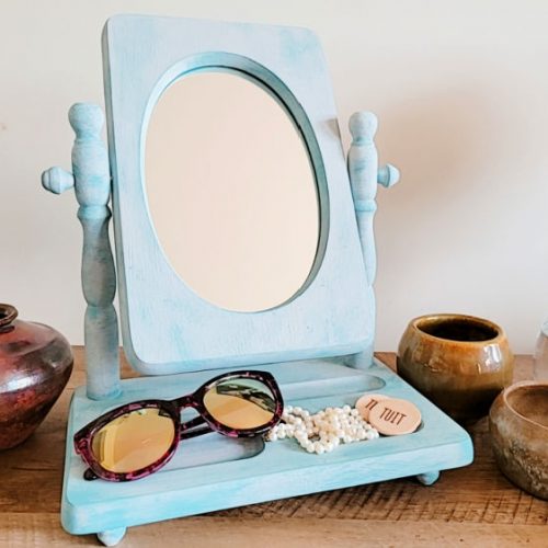 Painting A Mirror Frame Like A Pro Scrappy Geek