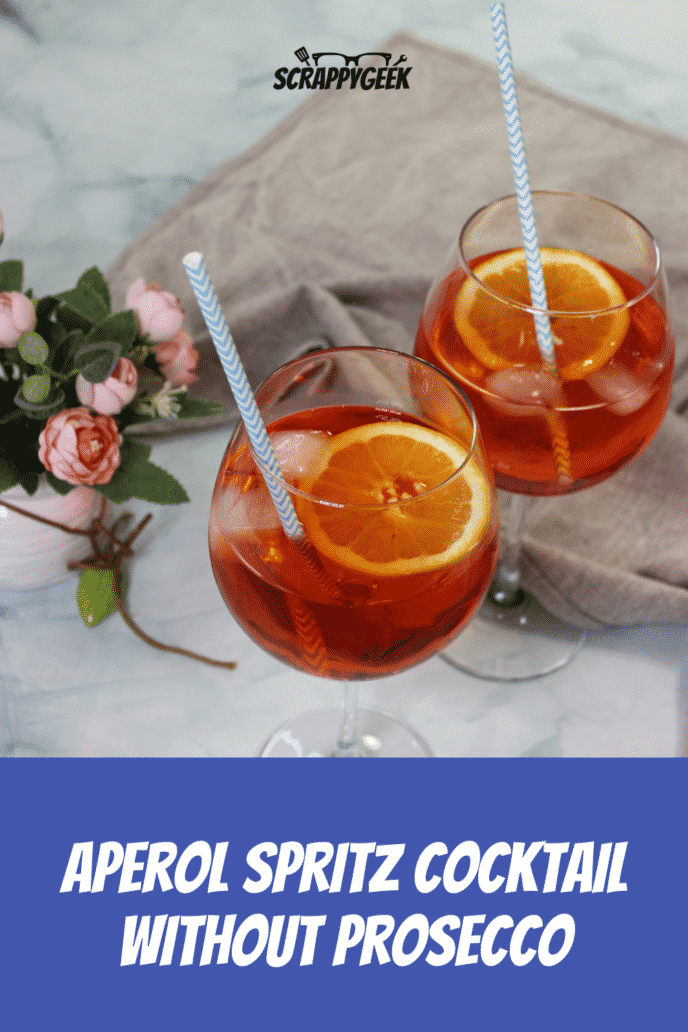 Aperol Spritz Cocktail Without Prosecco