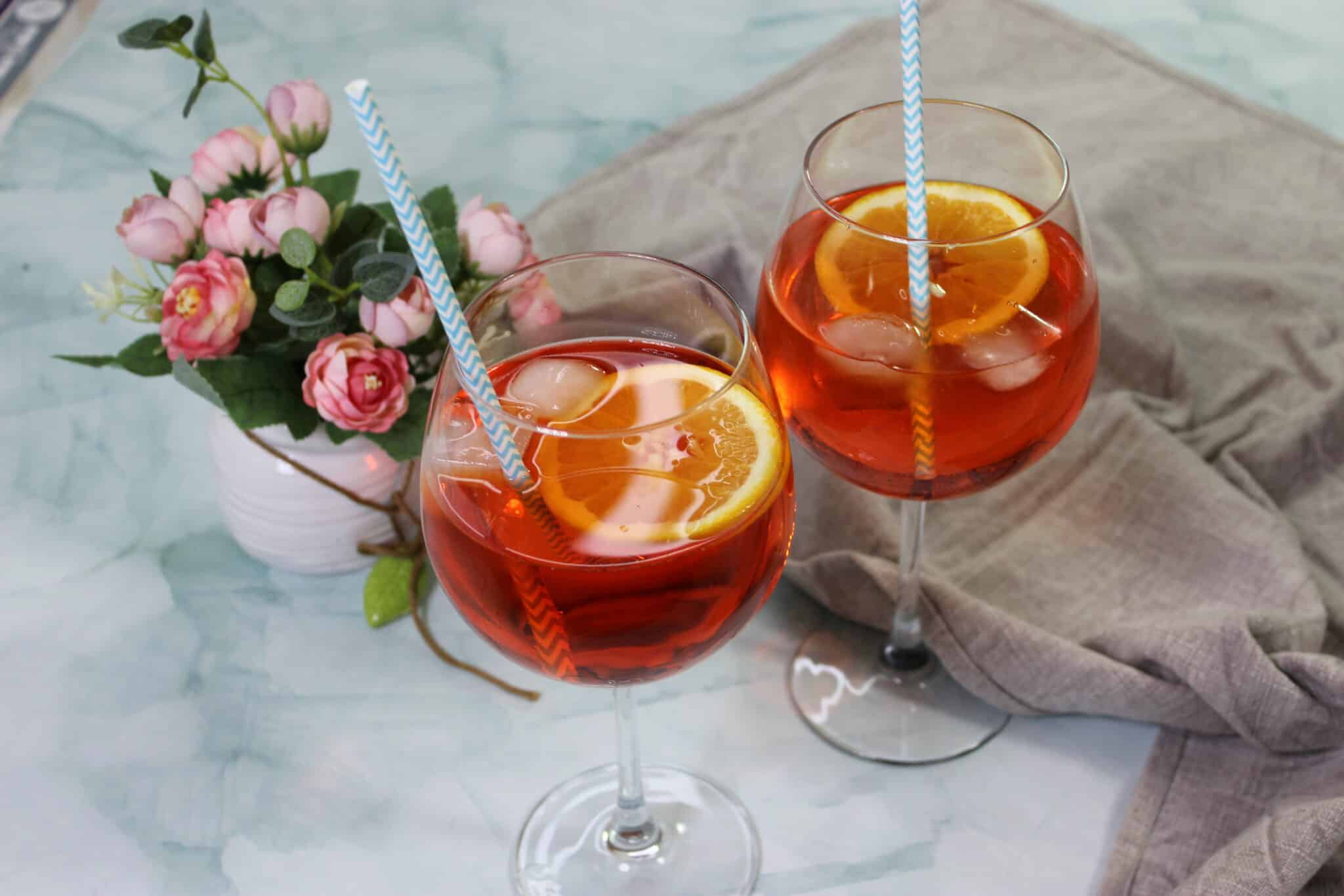 Aperol Spritz Cocktail without Prosecco